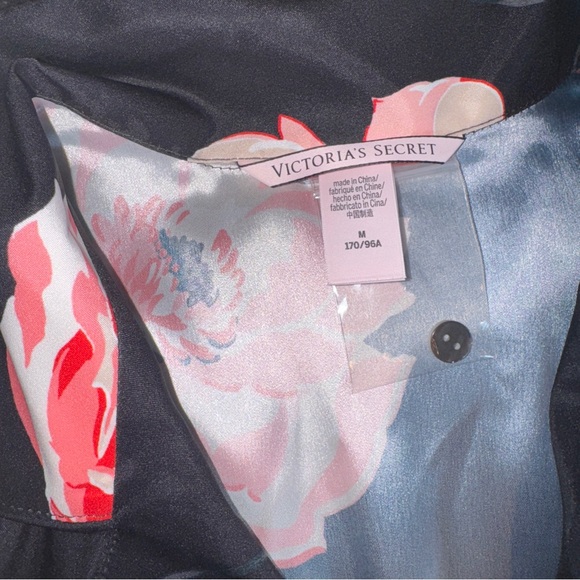 Victoria's Secret Black and Pink Floral Jumpsuit - Picture 2 of 4